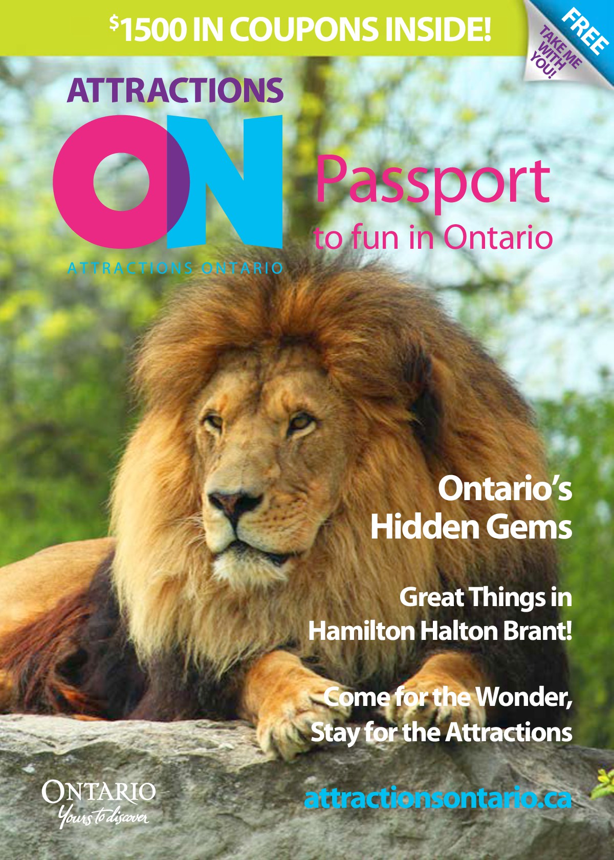 Passport Magazine and Coupon Book Attractions Ontario