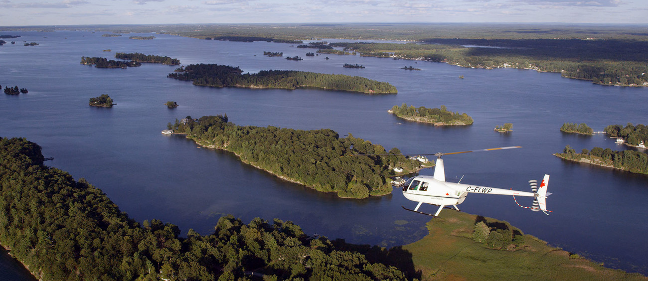 See the full extent of the 1,864 Islands scattered throughout the St. Lawrence River!