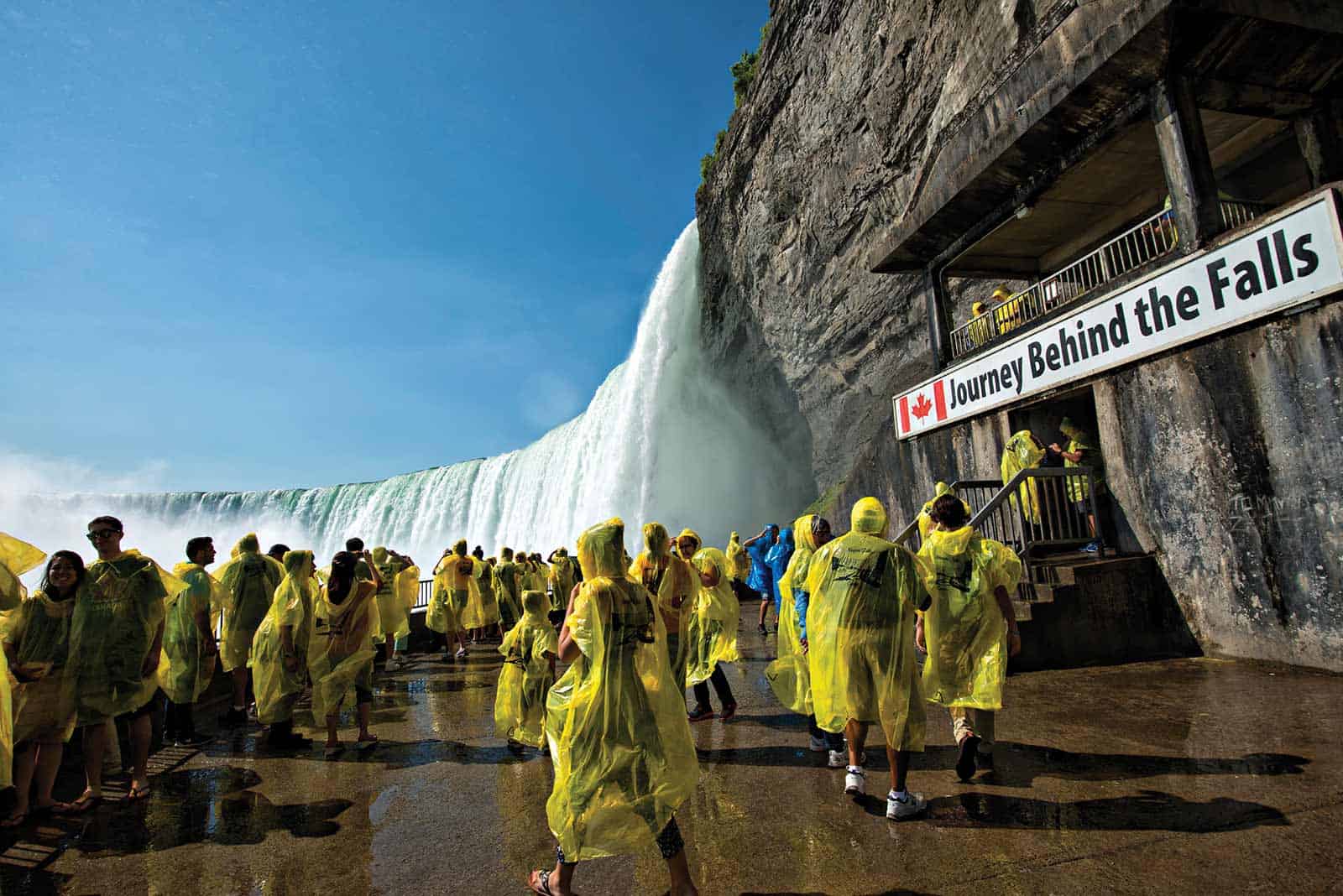 is journey behind the falls wheelchair accessible